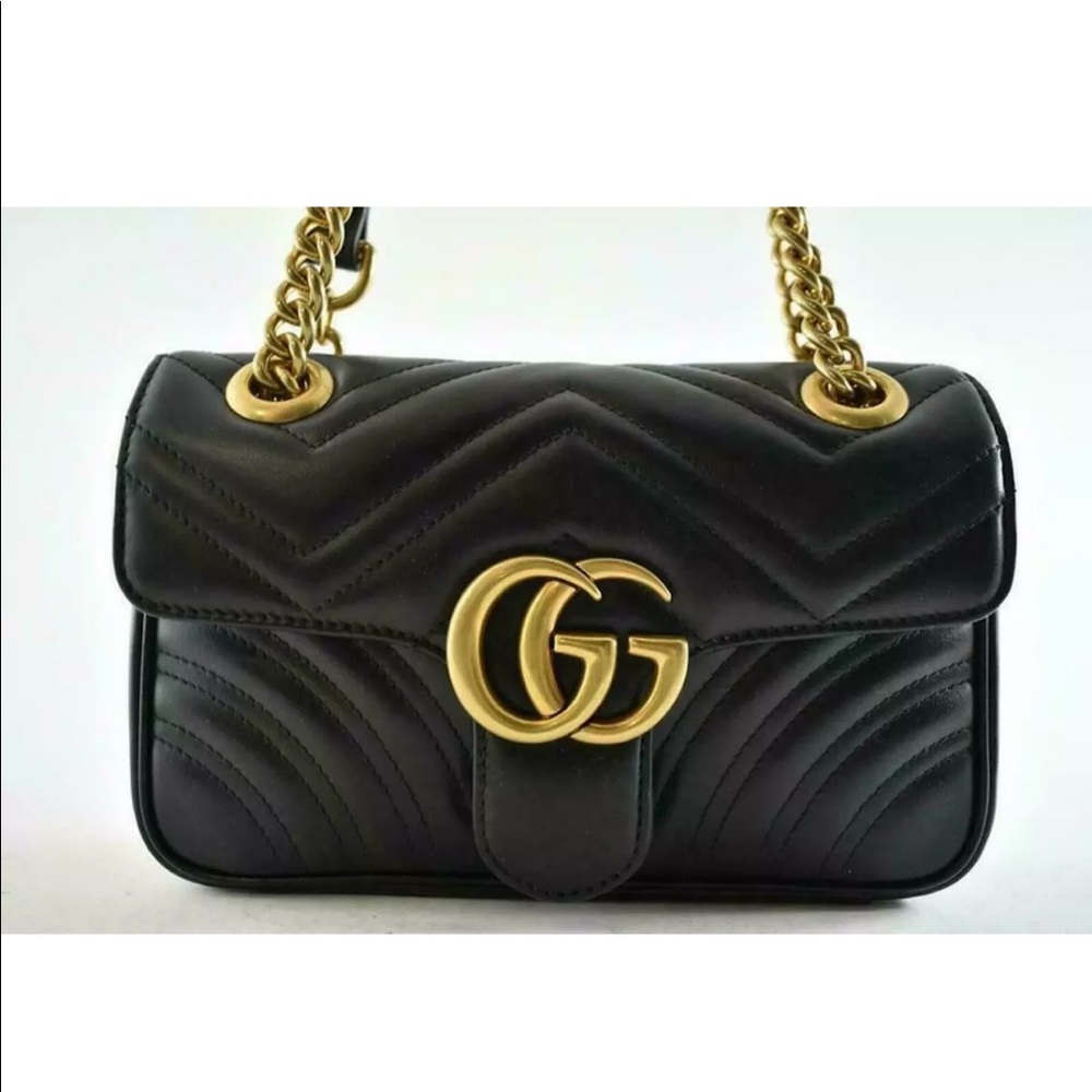 Gucci Black Quilted Leather Shoulder Bag